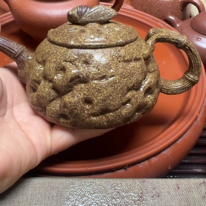 紫砂茶壶w****_宜兴原矿段泥减矿