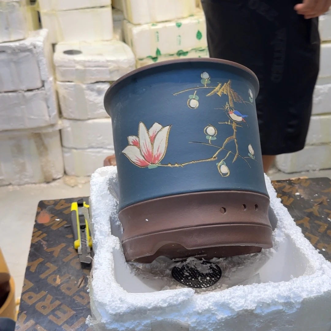 紫砂花盆口径20.20口径