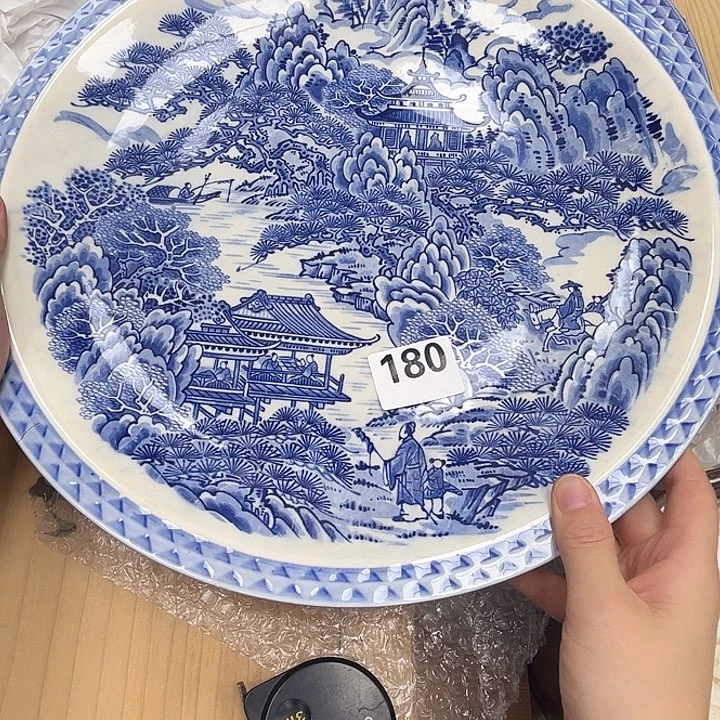 瓷片呀工艺品摆件瓷器摆件正能量