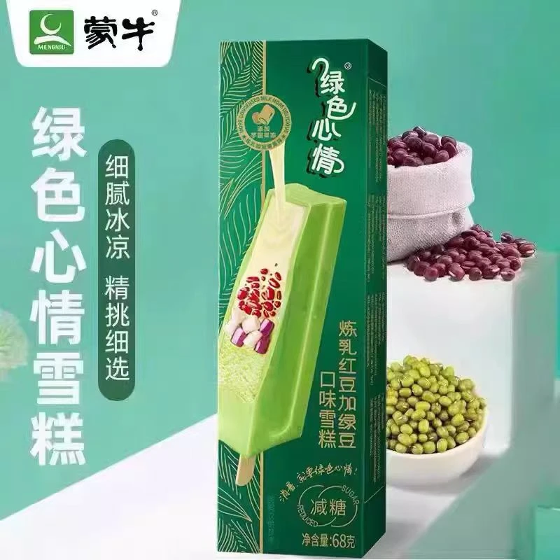 蒙牛 绿色心情炼乳红豆雪糕