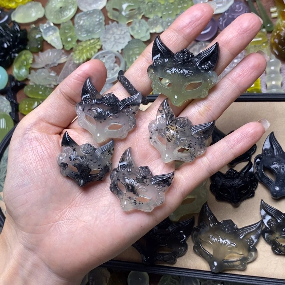 蛇纹石玉合金颈饰