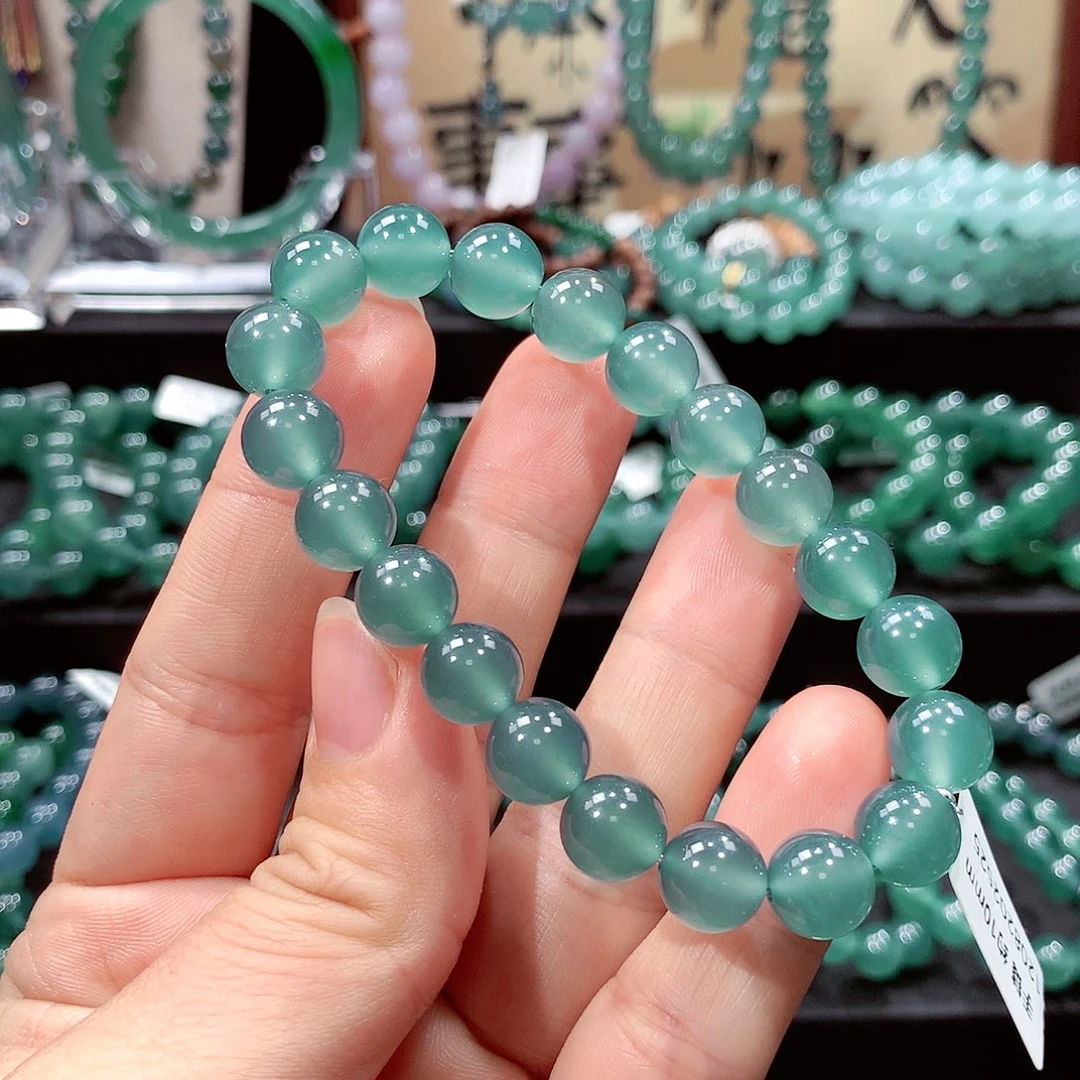 翡翠未镶嵌手链卡9.6