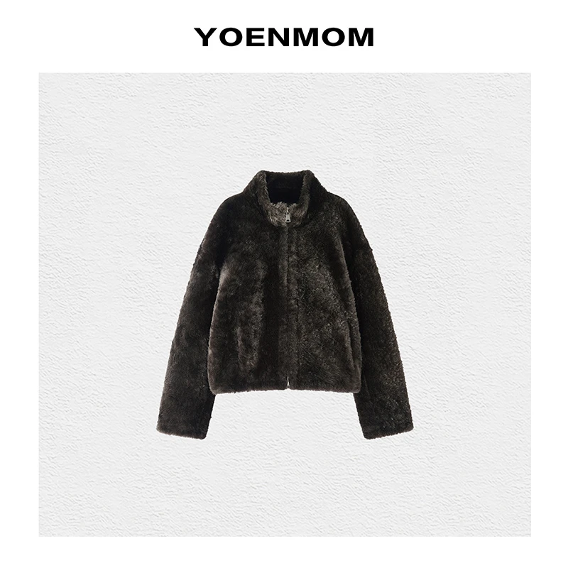 YOENMOM·高阶时髦·秋冬新品 西班牙进口皮毛一体减龄款皮草
