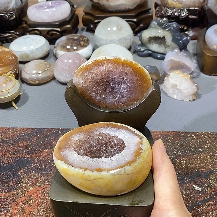 水晶摆件未镶嵌聚宝盆