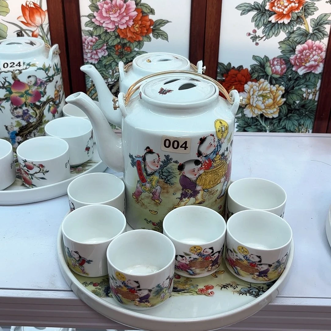 壶招财进宝四斤➕六个杯子➕茶盘