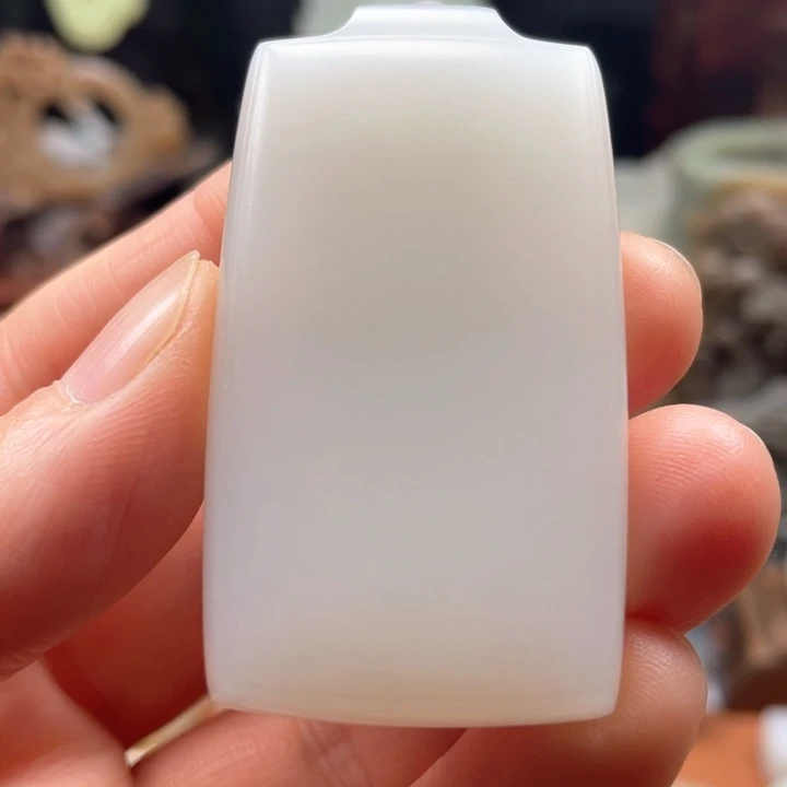 和田玉挂件未镶嵌观**海