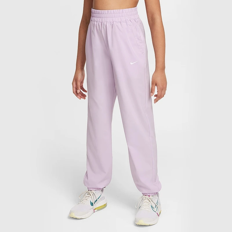 Nike耐克女童DRIFITONE大童速干梭织训练长裤夏季FD2857