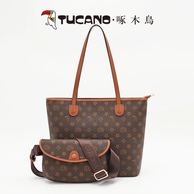 啄木鸟TUCANO新款秋冬新款大容量包包通勤百搭单肩手提女包