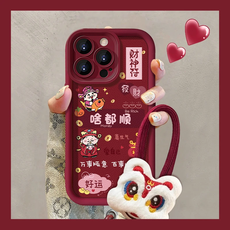 适用苹果16ProMax小羊皮硅胶软壳防摔华为荣耀oppo小米vivo一加