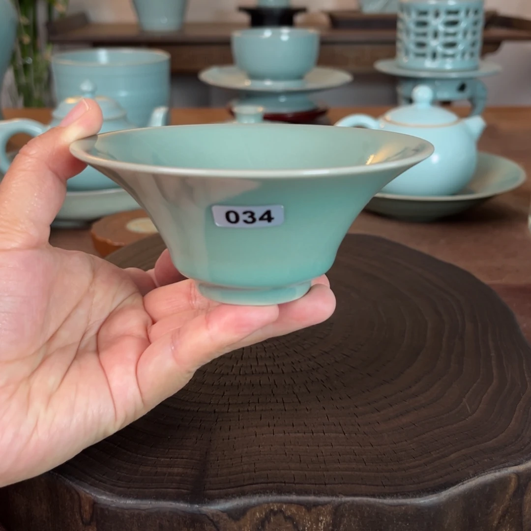 微瑕034原矿汝官窑作品