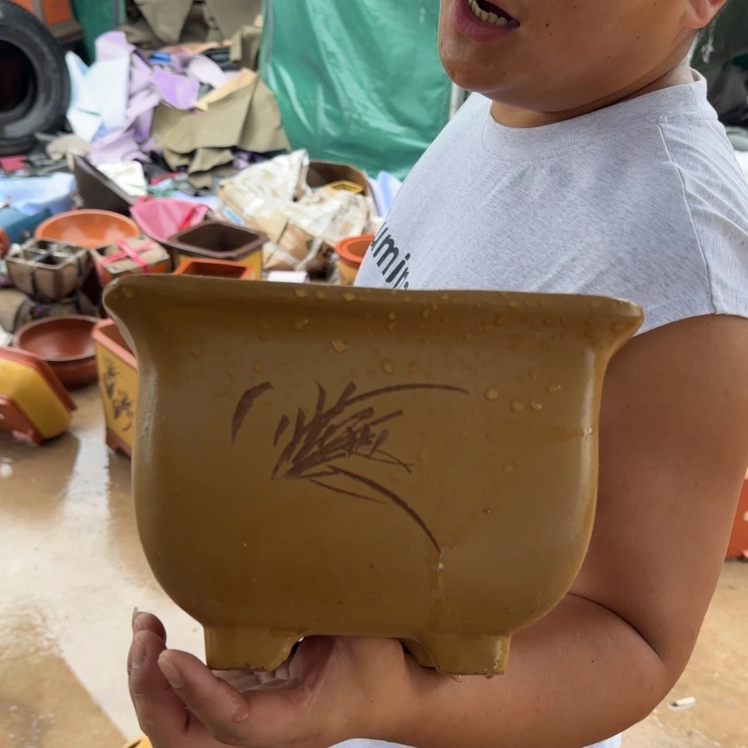 紫砂花盆口径18.13口径