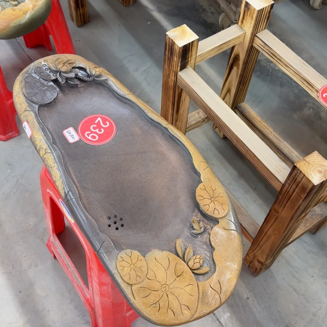 N****K239号端砚石茶盘67×28×6