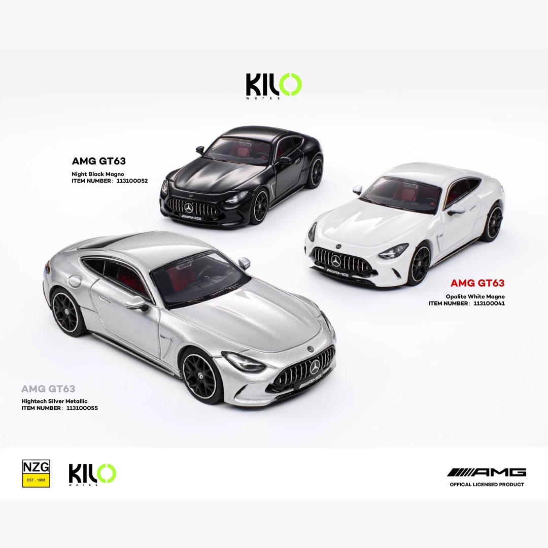 KILO 1:64 奔驰 AMG GT63 仿真合金汽车模型收藏摆件