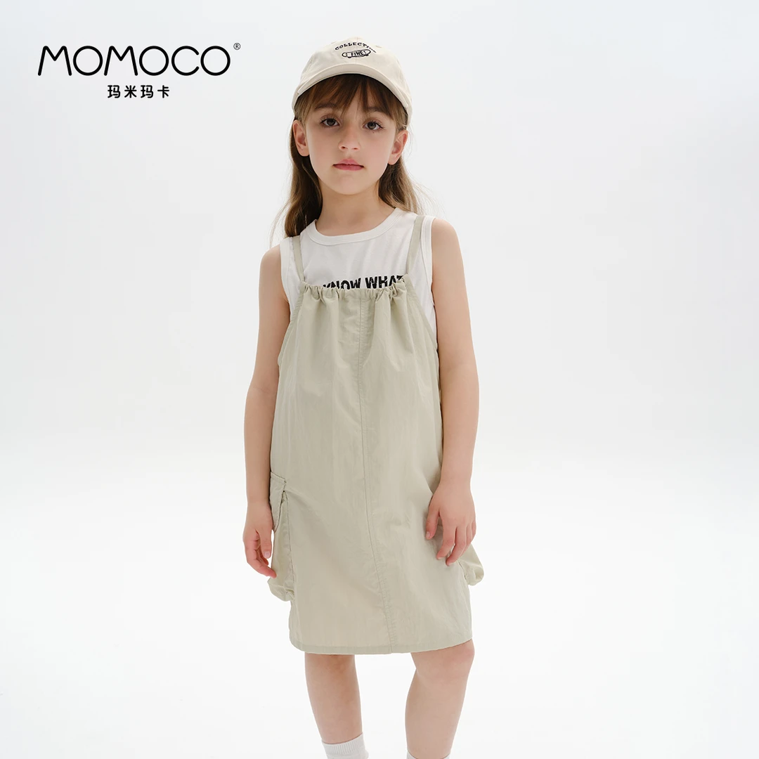 MOMOCO女童无袖速干套装裙 75620580002