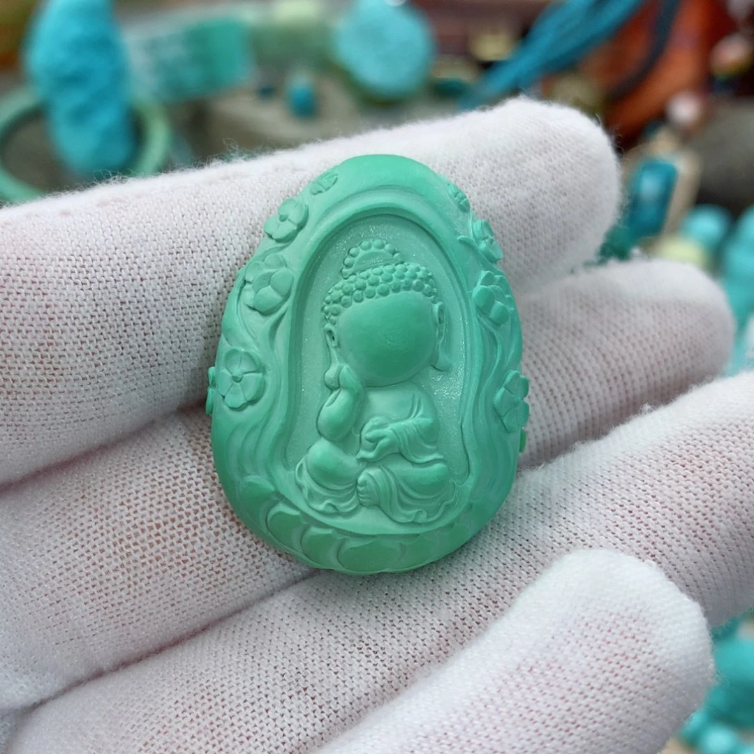 绿松石珠宝奇石未镶嵌