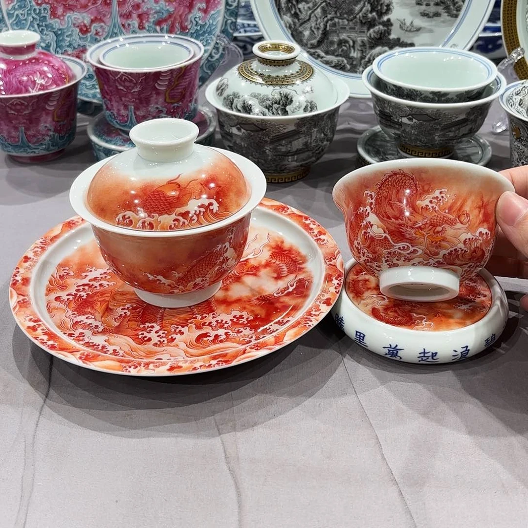 瓷片景德镇手工茶具