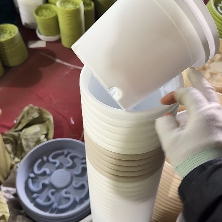 四季2#口径17白色6个无托