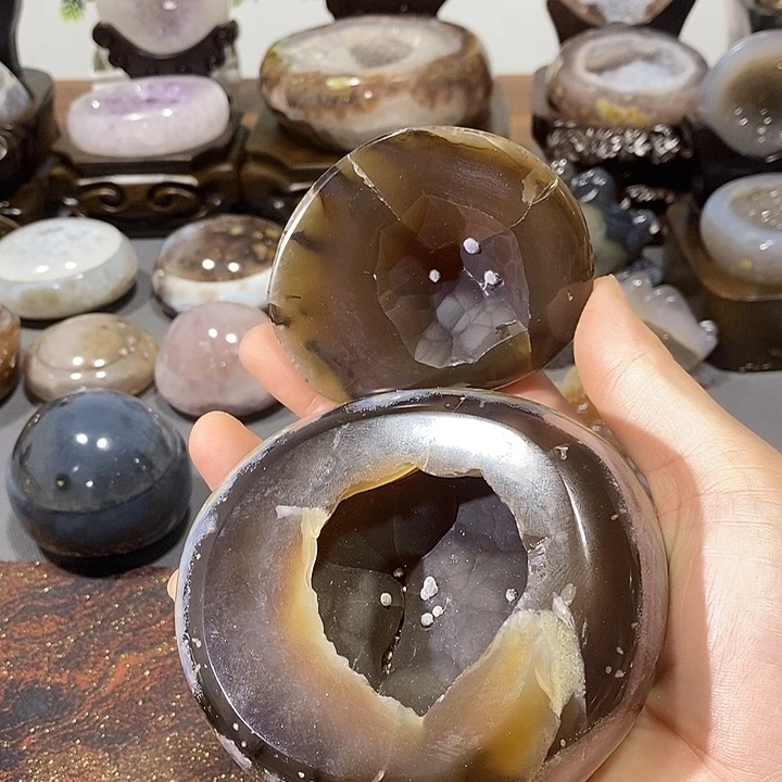 水晶摆件未镶嵌聚宝盆