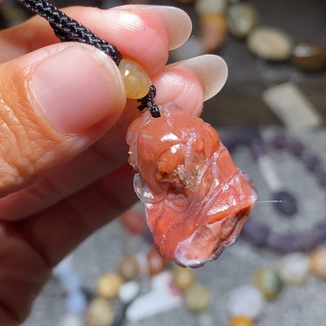 未镶嵌玛瑙/玉髓珠宝半成品