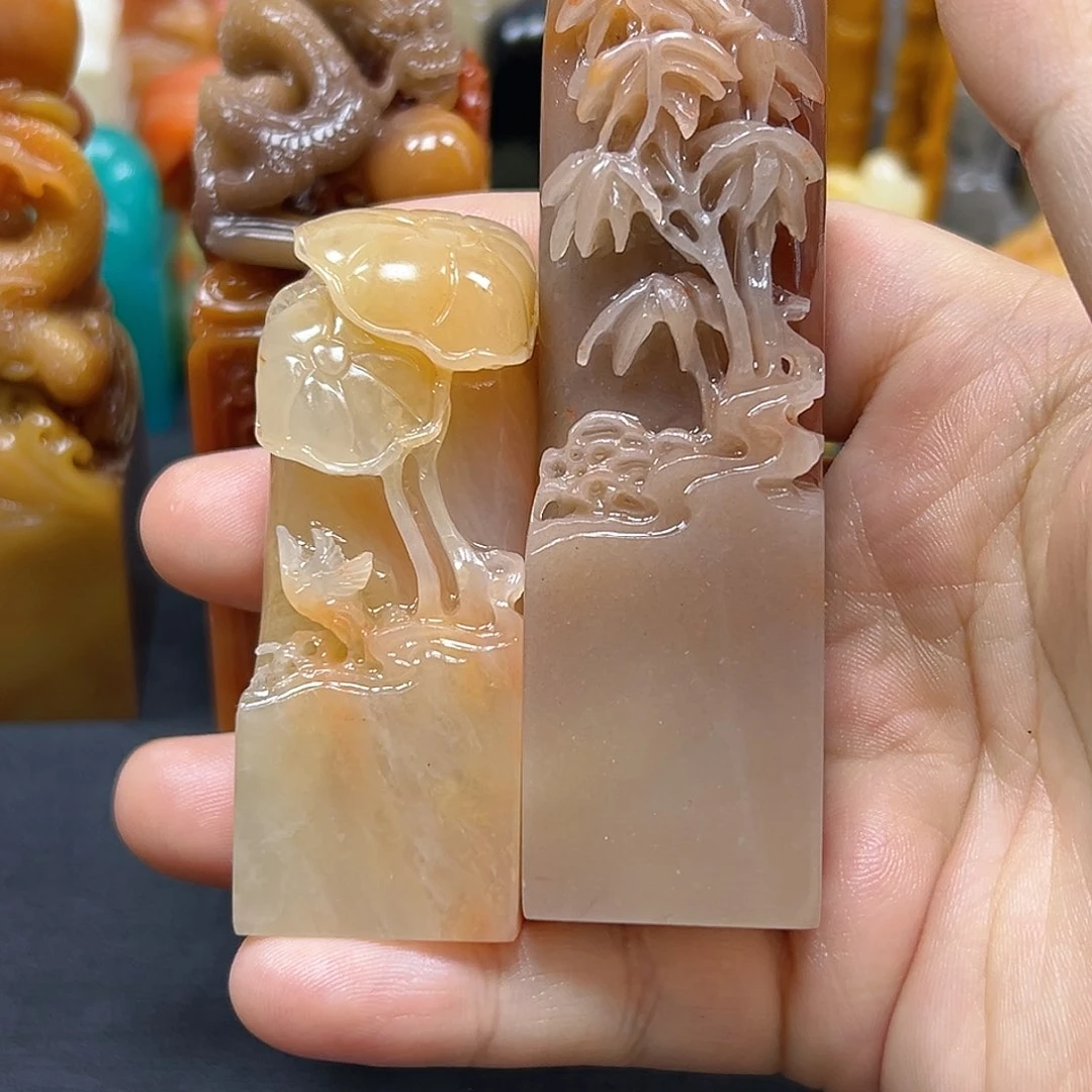 寿山石颜**李印章雕刻工艺