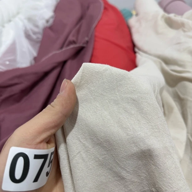 75  水洗棉麻面料4米价