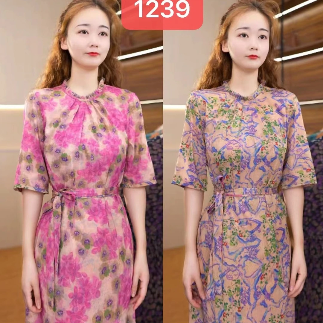 1239-31新款舒适时尚双面穿连衣裙