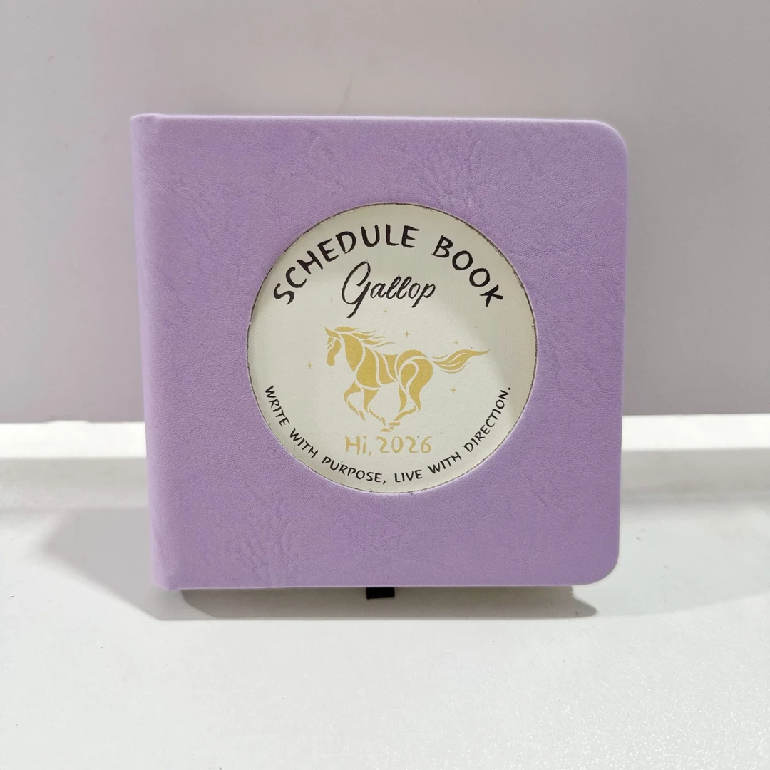 2026迷你方形日程本180张镂空款