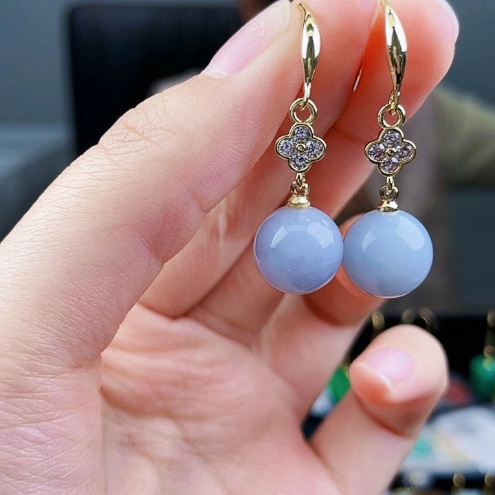 翡翠耳饰未镶嵌饰品