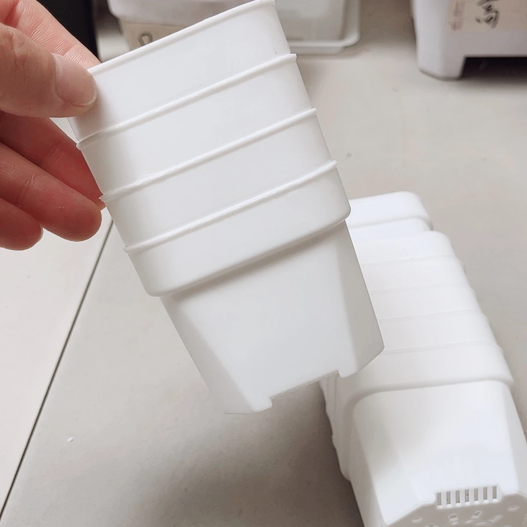 中厚口8高7白盆10个无托