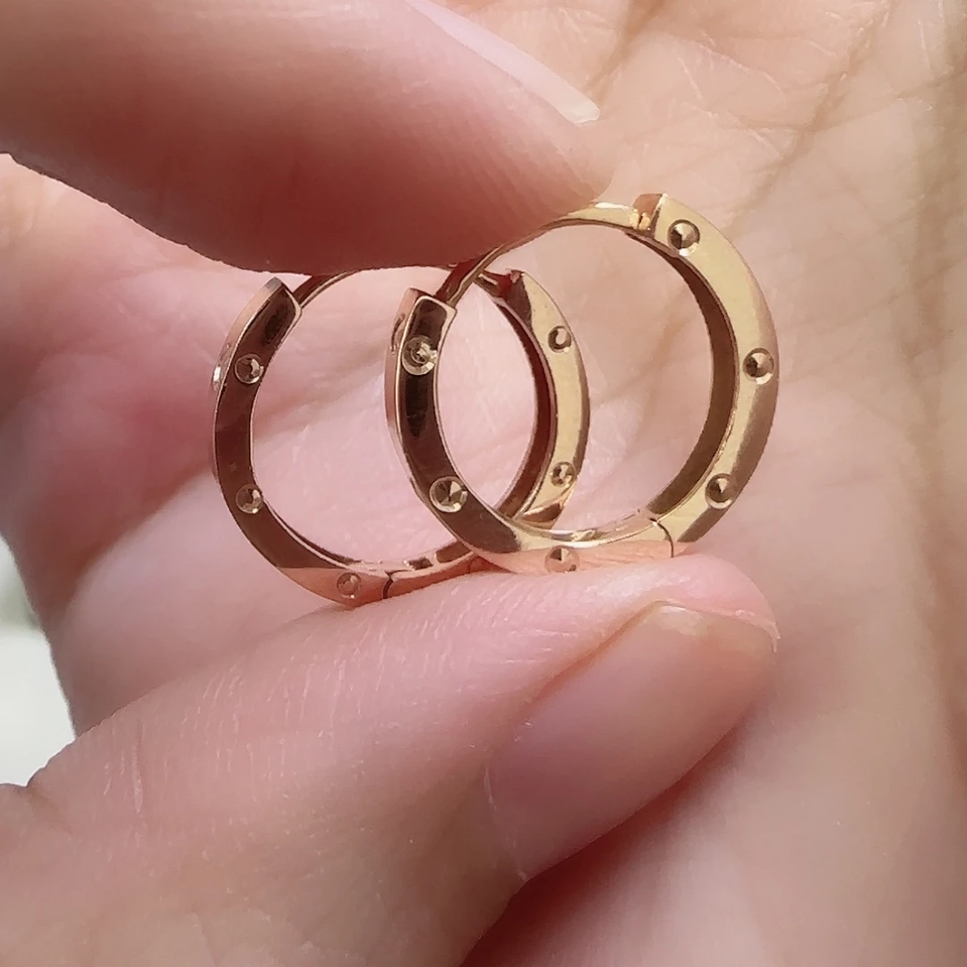 耳饰18K金多样性发货