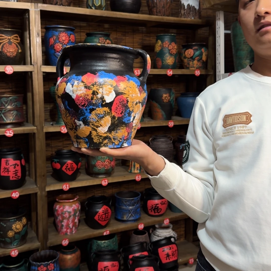 带孔高端浮雕花盆炸炸炸