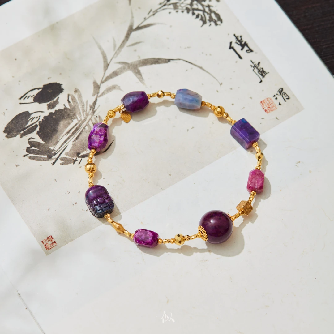 【星移】·似梓珠宝· 18k舒俱来貔貅幻彩手串  SZCC2010186