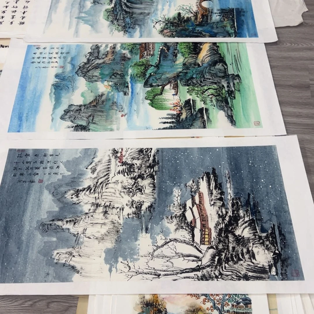 天****国画绘画国画作品