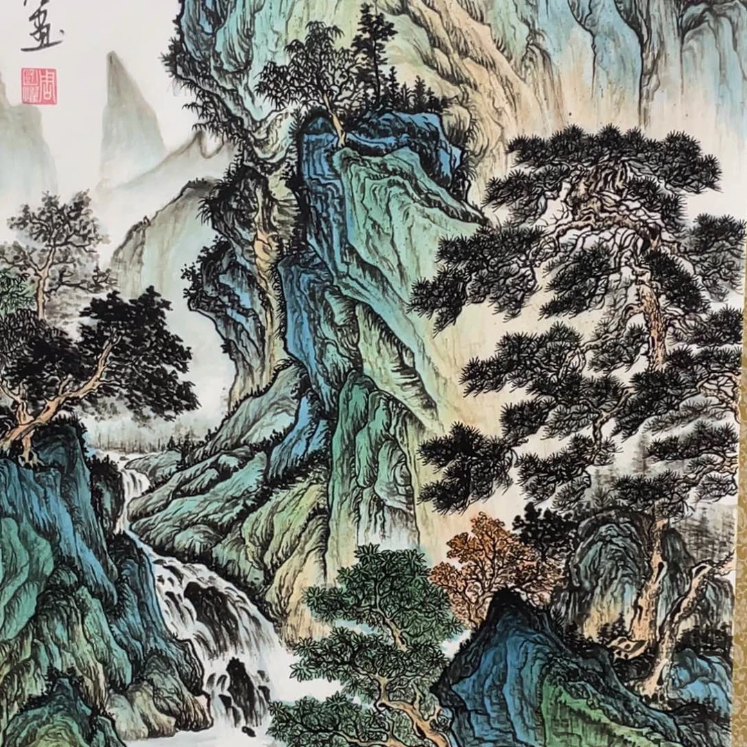 国画老师手笔手绘作品图N