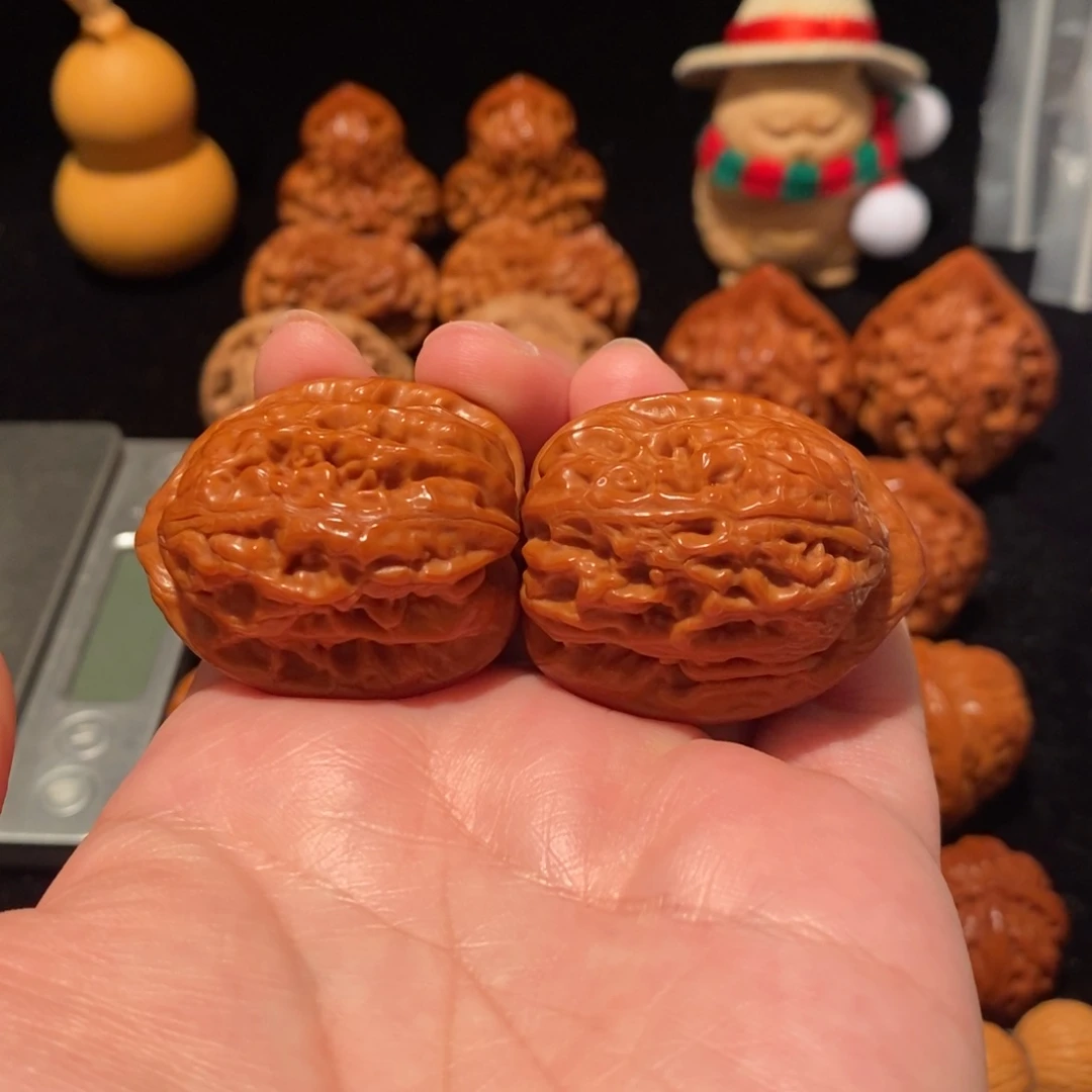 文玩核桃把件33尺马蹄4