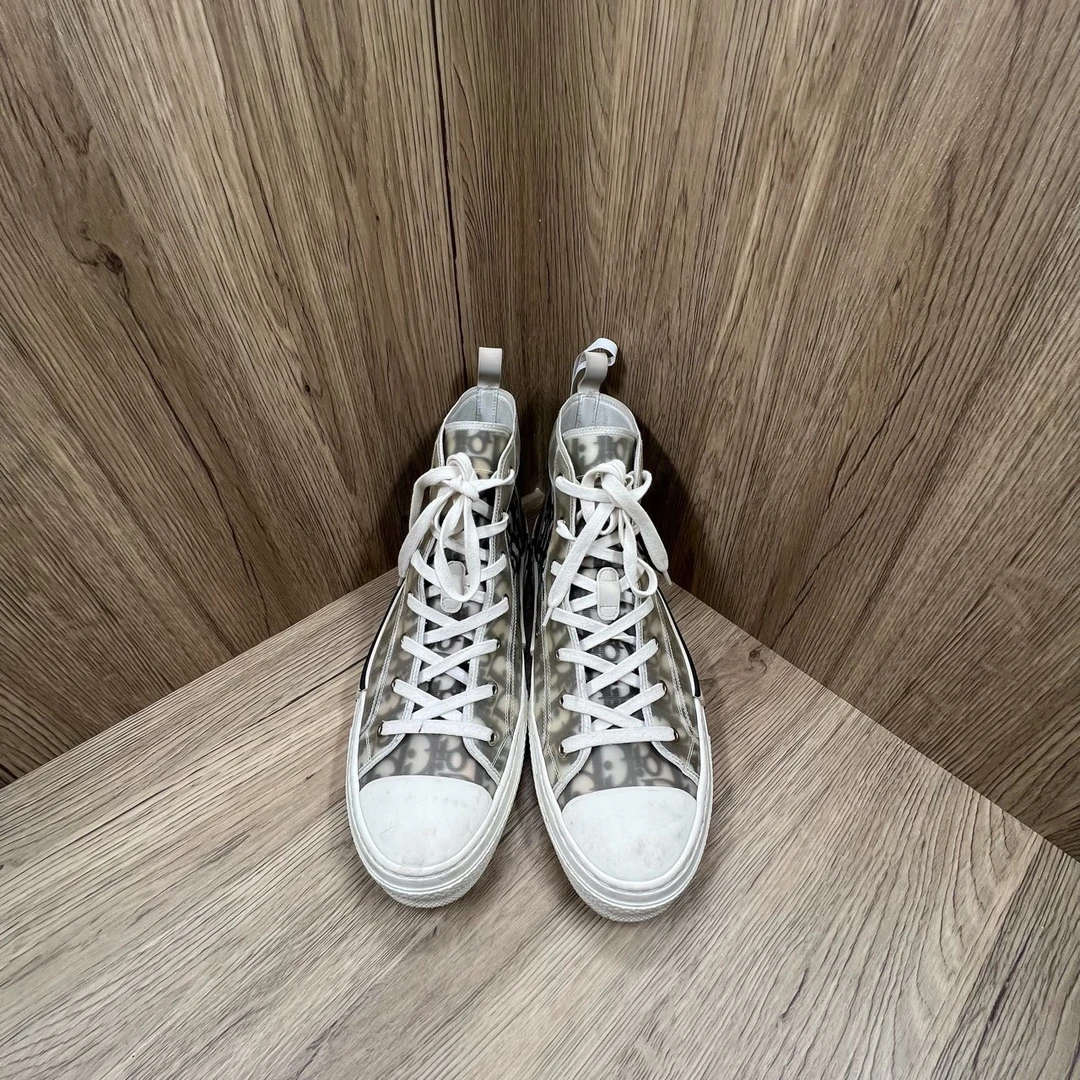 95新 DIOR/迪奥 jp916 011788 黑老花板鞋 44码