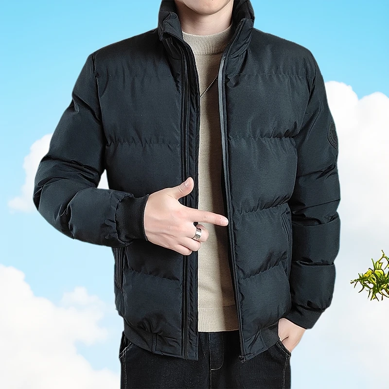 冬季新款男士立领加厚耐磨休闲运动保暖短款棉衣棉服外套男装棉袄