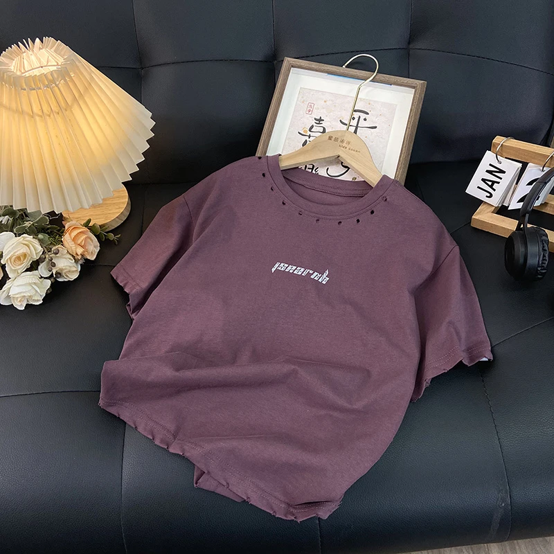 佑妈家童装 男女童夏季新款短袖中大童潮款T恤儿童纯棉短t