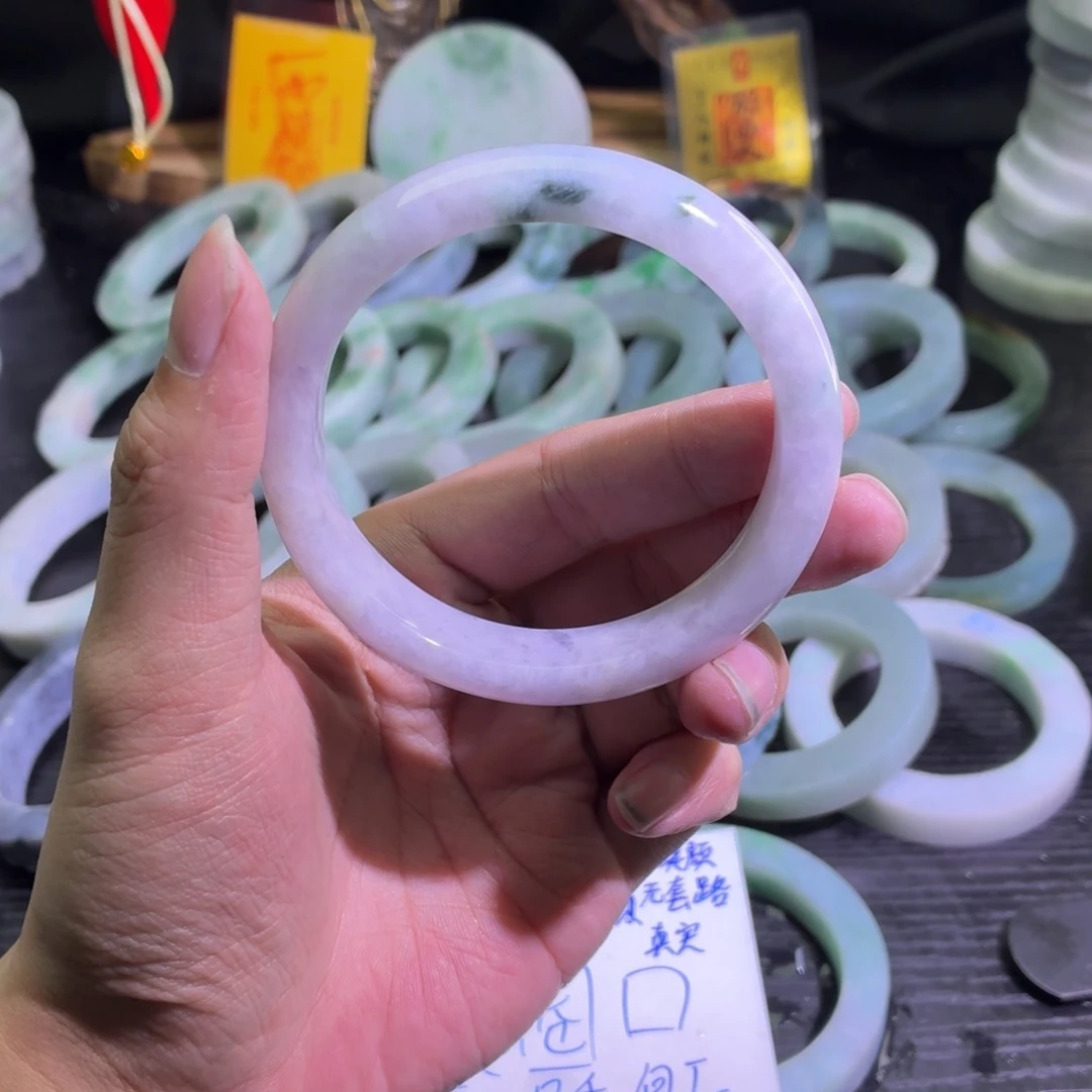 定制翡翠未镶嵌天然翡翠A货毛胚手镯定制