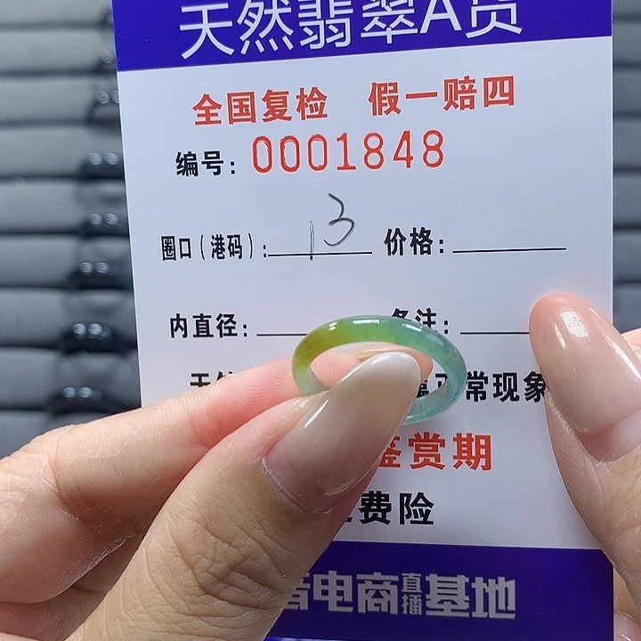 未镶嵌戒圈翡翠.1848