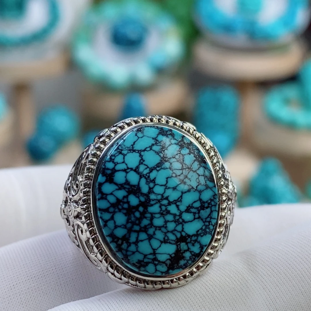 绿松石银S925镶嵌其他