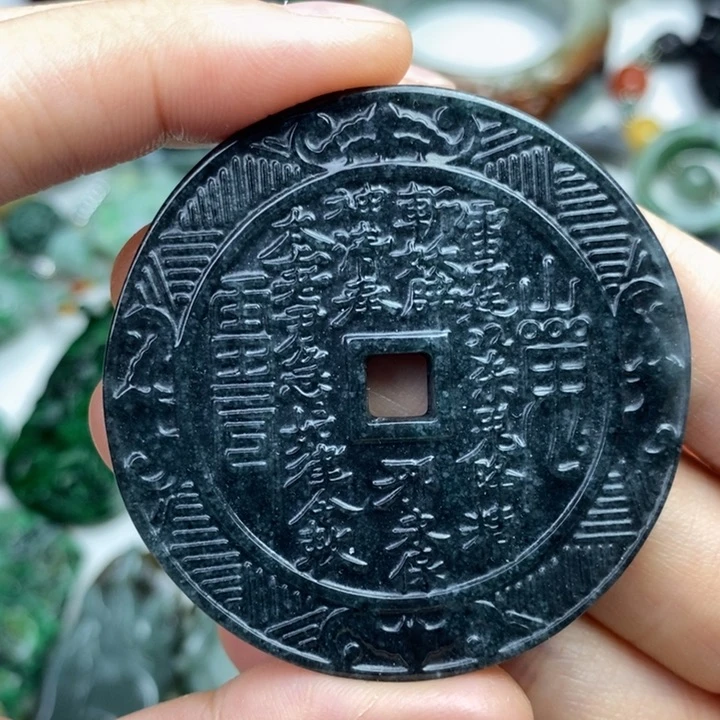 颈饰未镶嵌翡翠吊坠