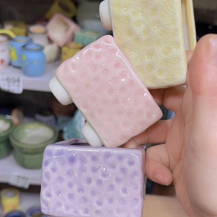 红陶陶瓷花盆当场满12包邮