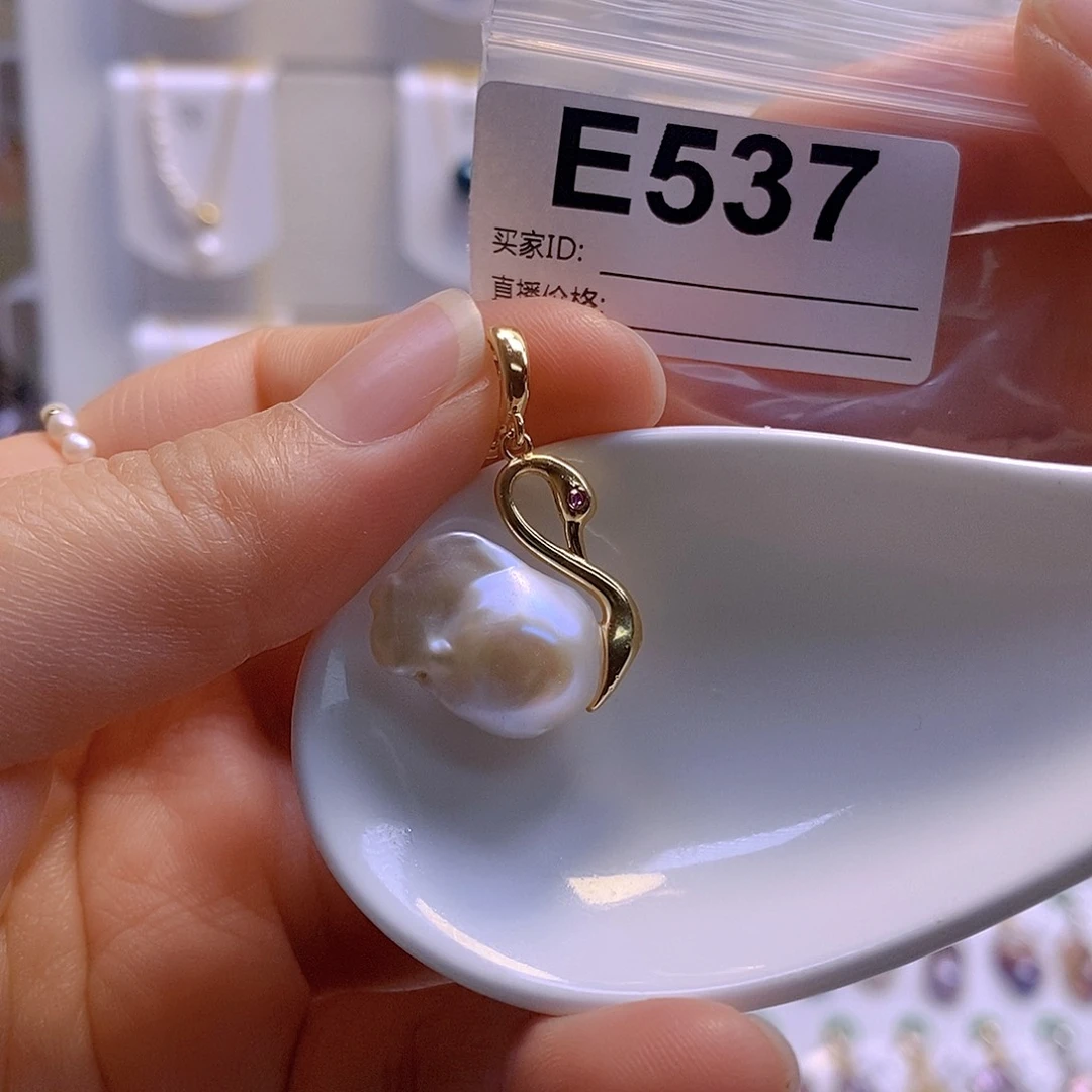 淡水珍珠颈饰银S925镶嵌