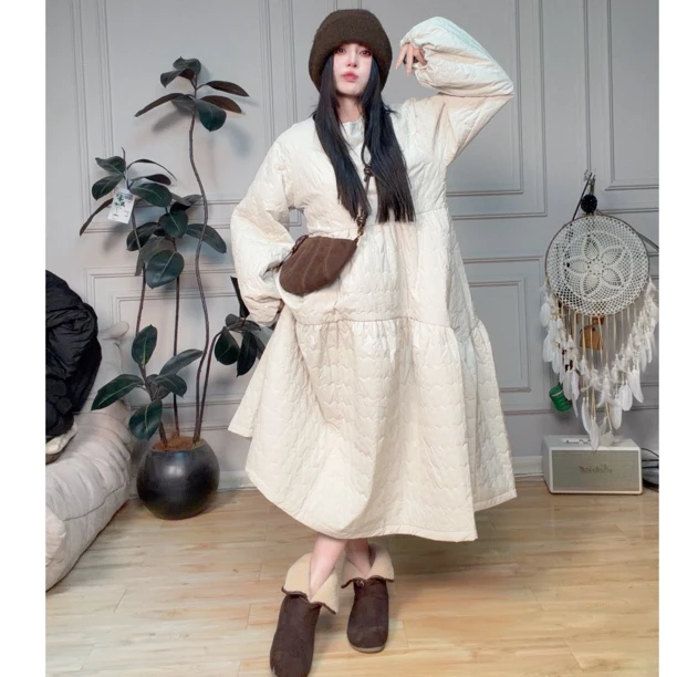 【韩货】加棉调性连衣裙