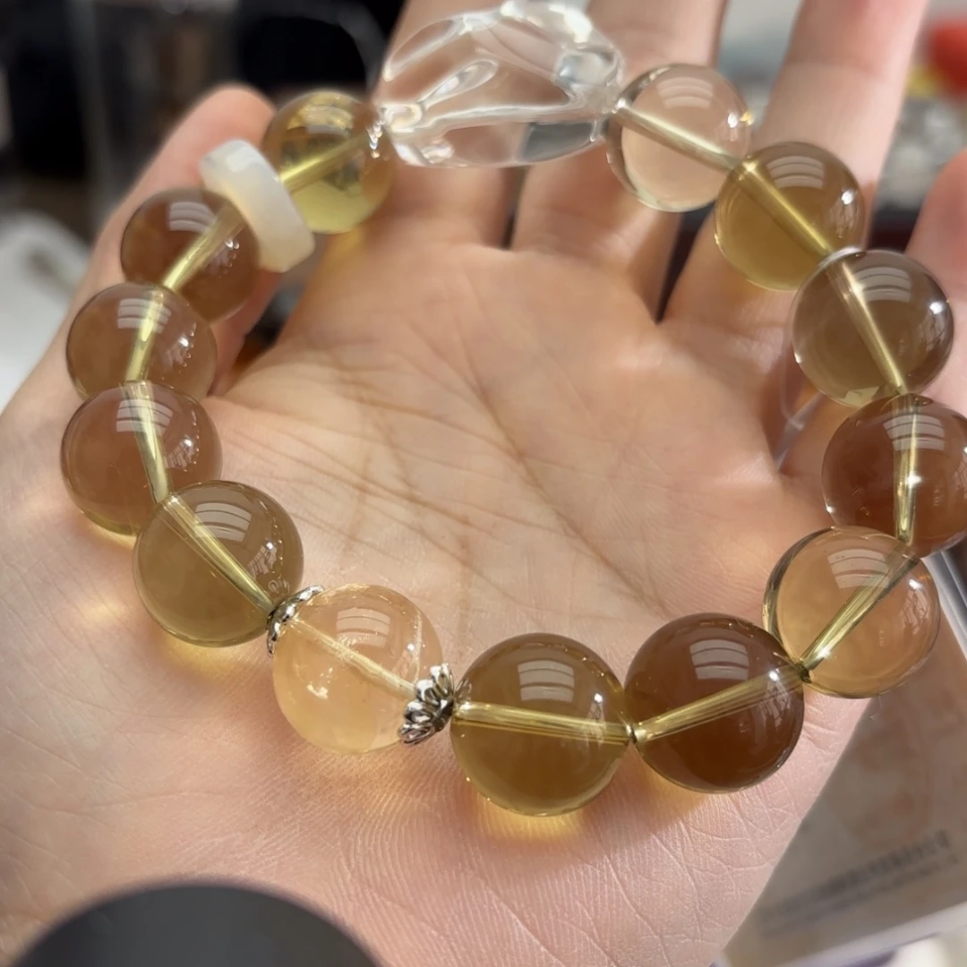 未镶嵌手链水晶黄水晶