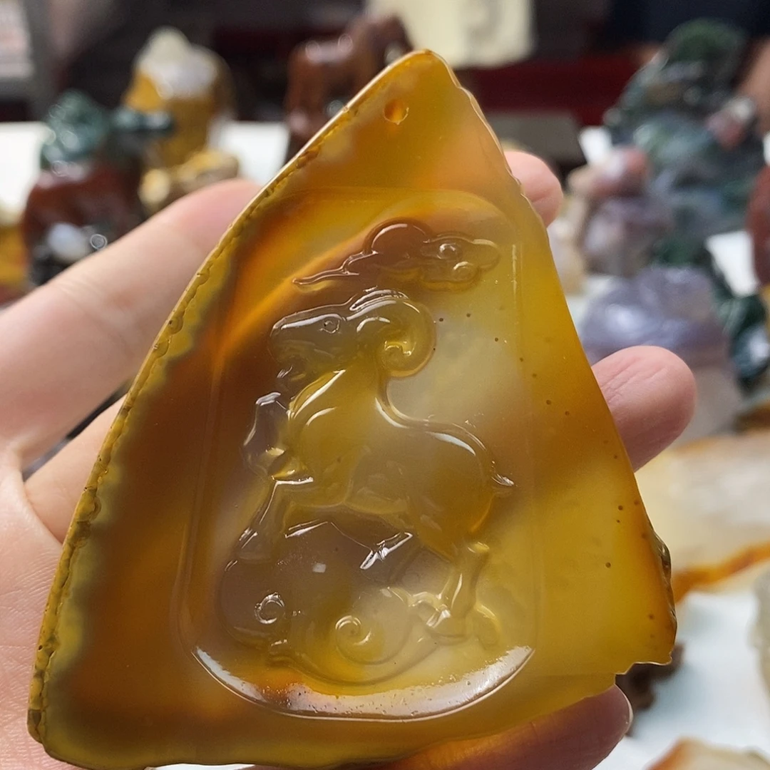 玛瑙/玉髓未镶嵌颈饰