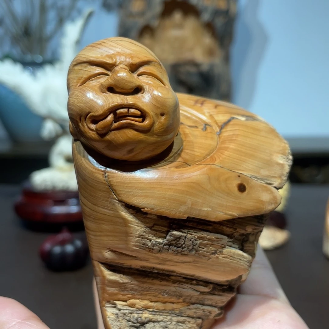 柏木（崖柏）百态人生小摆件