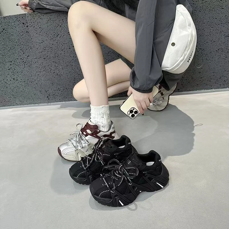 2025上新老爹鞋透气秋季时尚休闲鞋时尚潮流百搭鞋子女鞋
