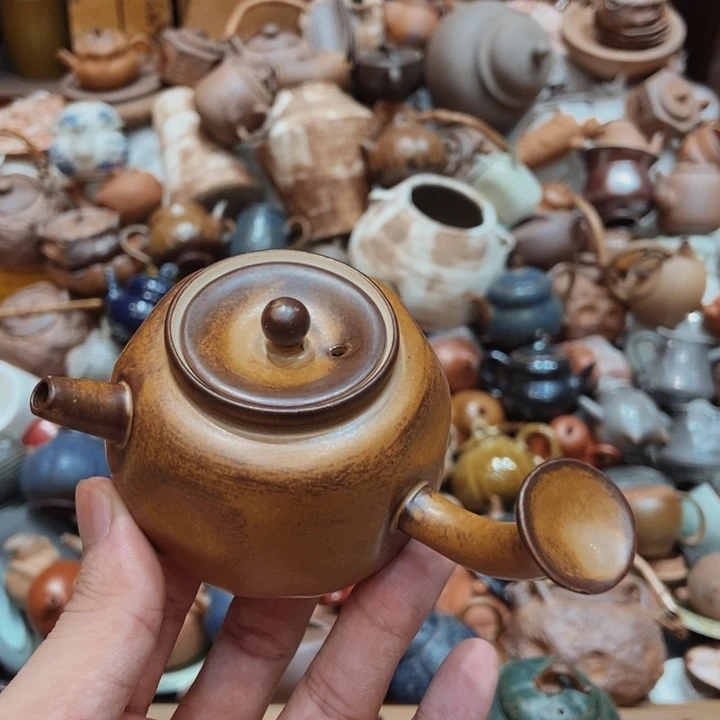 柴烧老岩泥高端茶器